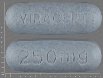 pill-image Viracept 250 MG Oral Tablet